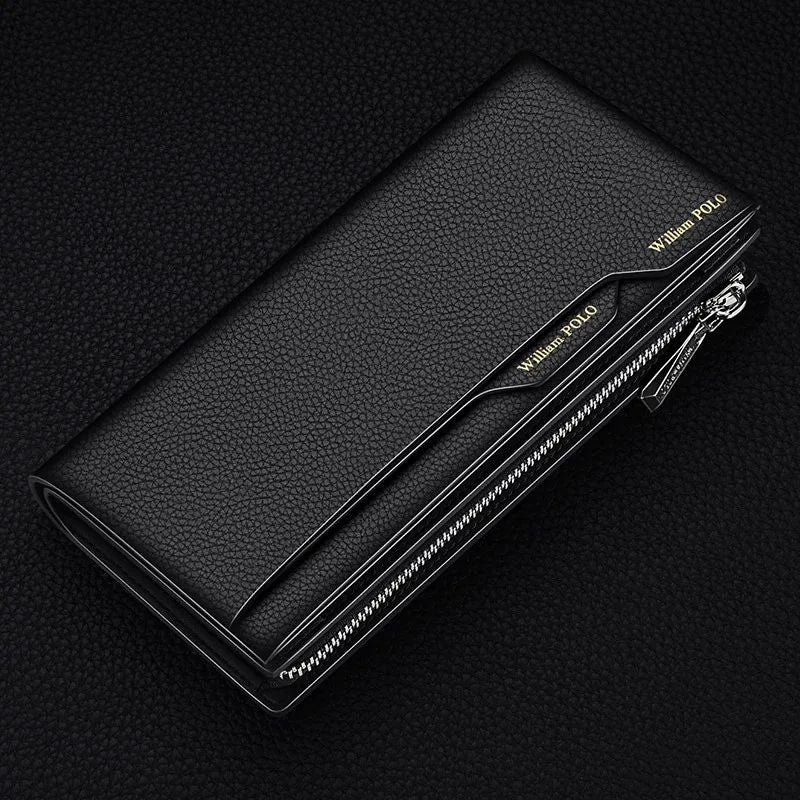 Genuine Leather Multi-Card Wallet