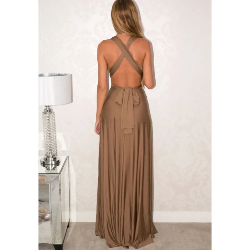 Fashion Multi-Frayed V-Neck Vestidos De Fiesta Women Long Dress Sexy Tied Lady Summer Maxi Dress Fashion Multi-Frayed V-Neck Vestidos De Fiesta Women Long Dress Sexy Tied Lady Summer Maxi Dress