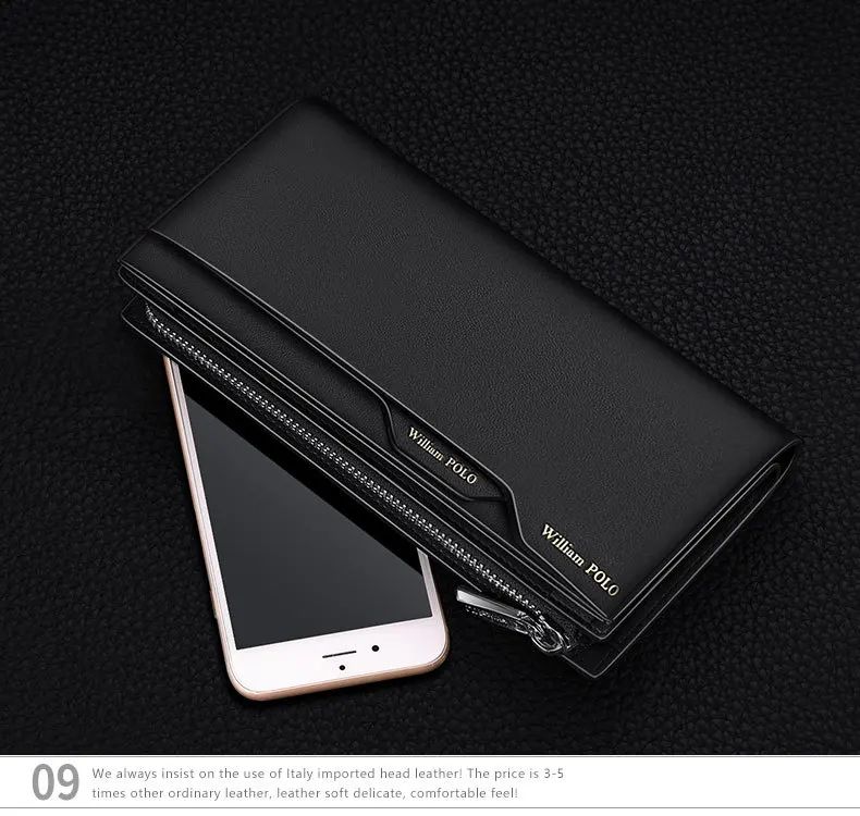 Genuine Leather Multi-Card Wallet