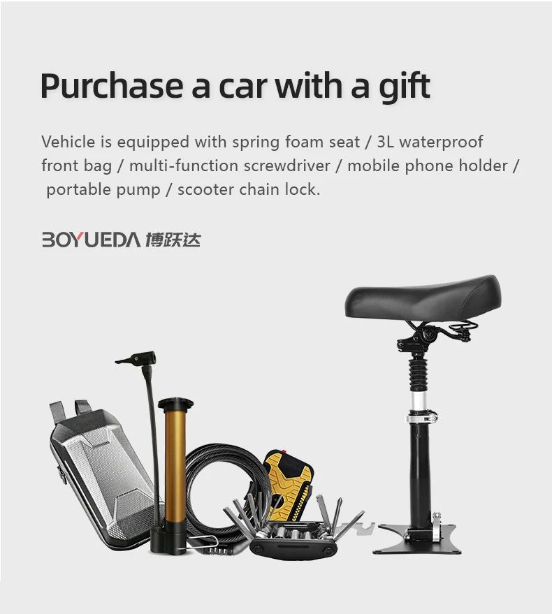 BOYUEDA S3 High-Performance Folding Electric Scooter