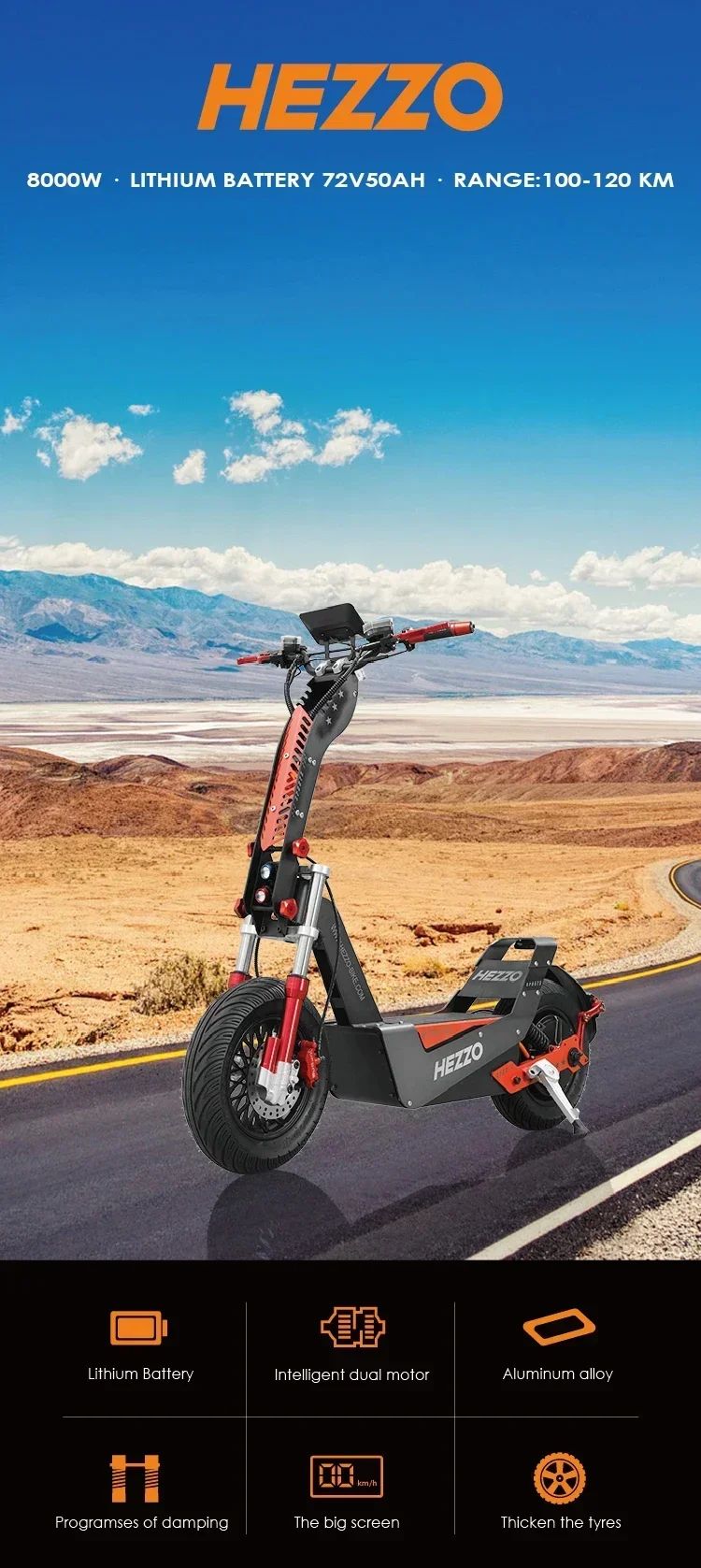 F8 High-Performance Folding Electric Scooter