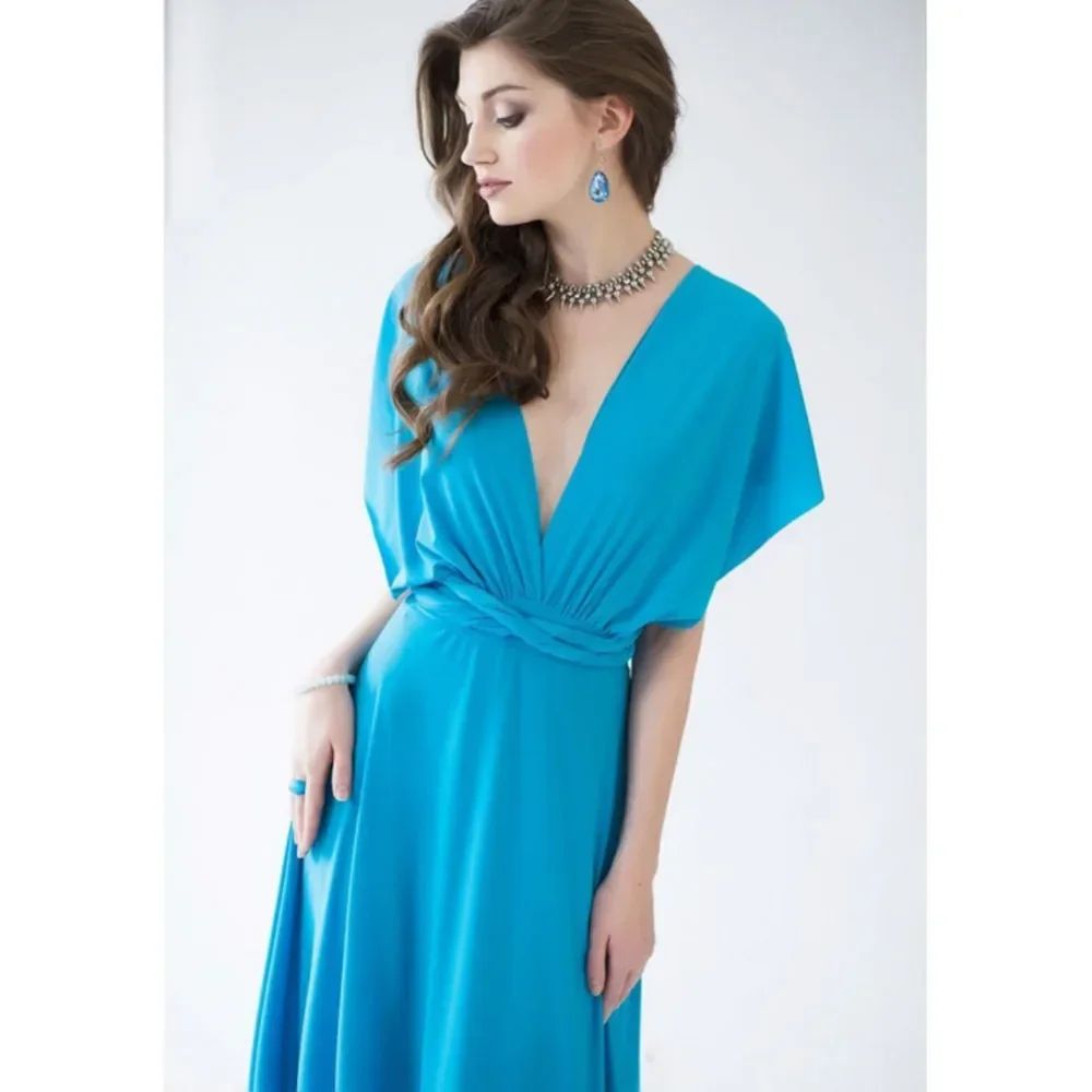 Fashion Multi-Frayed V-Neck Vestidos De Fiesta Women Long Dress Sexy Tied Lady Summer Maxi Dress Fashion Multi-Frayed V-Neck Vestidos De Fiesta Women Long Dress Sexy Tied Lady Summer Maxi Dress