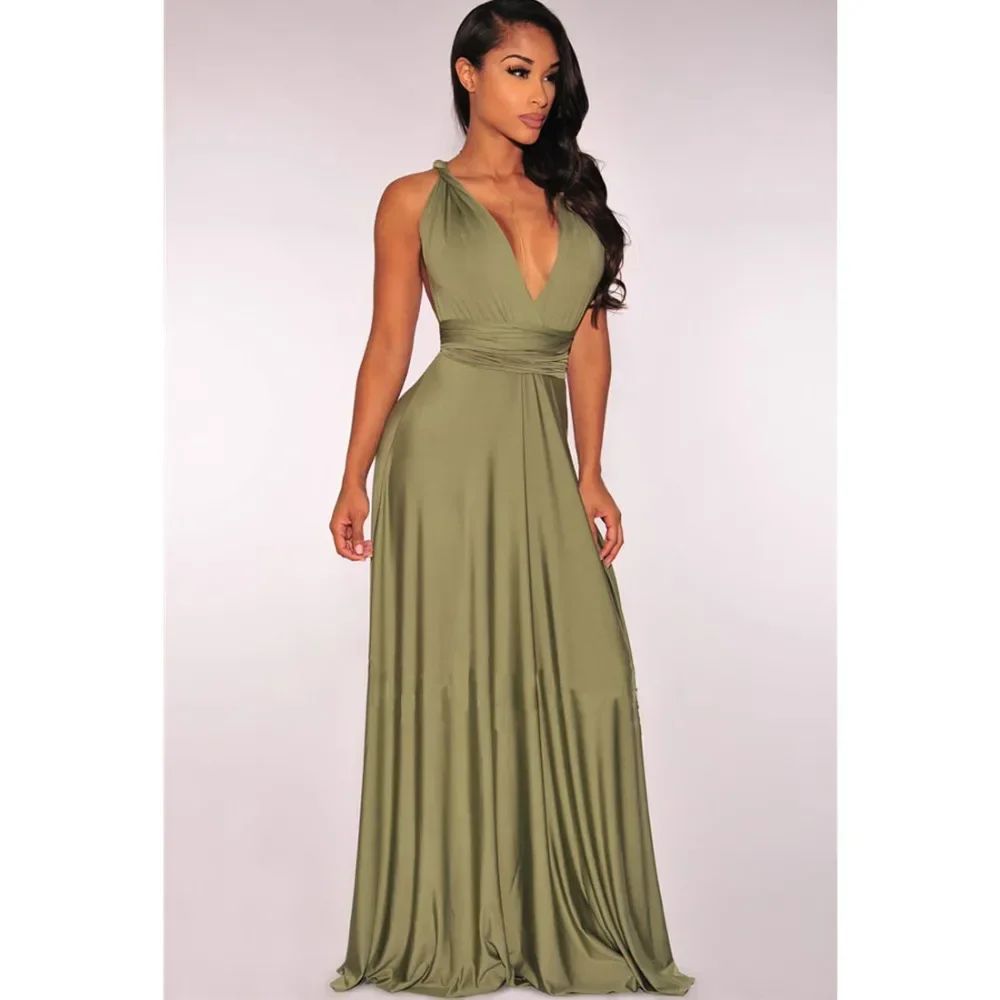 Fashion Multi-Frayed V-Neck Vestidos De Fiesta Women Long Dress Sexy Tied Lady Summer Maxi Dress Fashion Multi-Frayed V-Neck Vestidos De Fiesta Women Long Dress Sexy Tied Lady Summer Maxi Dress