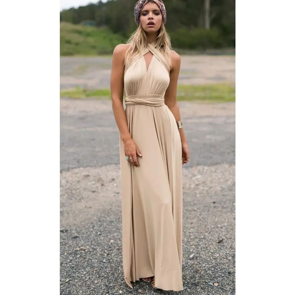 Fashion Multi-Frayed V-Neck Vestidos De Fiesta Women Long Dress Sexy Tied Lady Summer Maxi Dress Fashion Multi-Frayed V-Neck Vestidos De Fiesta Women Long Dress Sexy Tied Lady Summer Maxi Dress