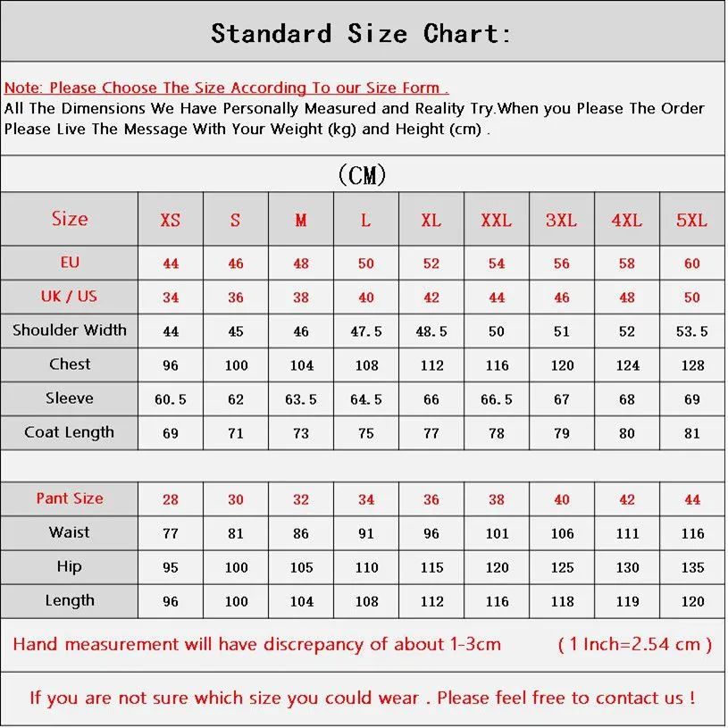 Men's Straight-Fit Formal Suit