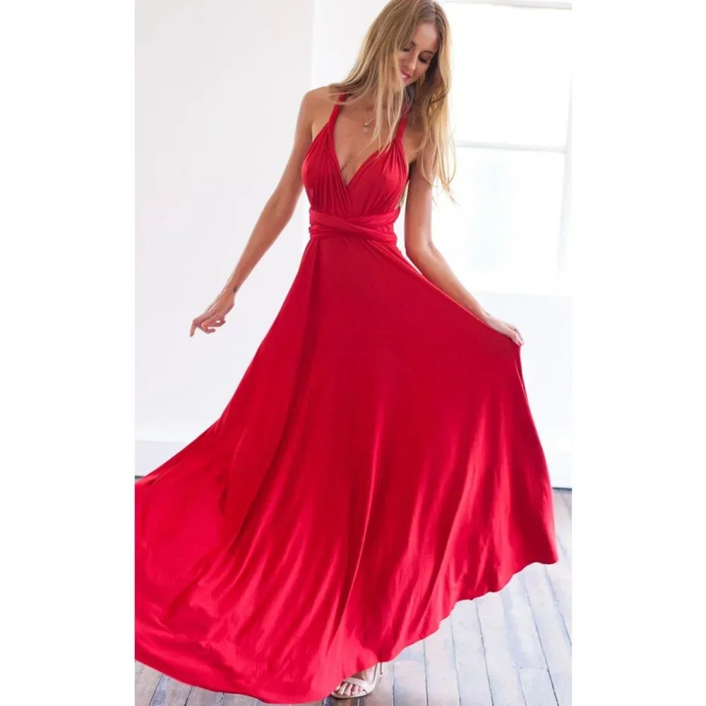 Fashion Multi-Frayed V-Neck Vestidos De Fiesta Women Long Dress Sexy Tied Lady Summer Maxi Dress Fashion Multi-Frayed V-Neck Vestidos De Fiesta Women Long Dress Sexy Tied Lady Summer Maxi Dress