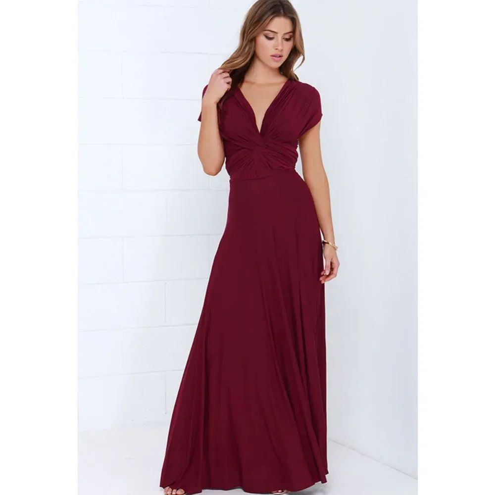 Fashion Multi-Frayed V-Neck Vestidos De Fiesta Women Long Dress Sexy Tied Lady Summer Maxi Dress Fashion Multi-Frayed V-Neck Vestidos De Fiesta Women Long Dress Sexy Tied Lady Summer Maxi Dress