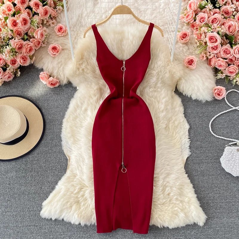 Zipple 2023 Sexy Summer Mesh Strap Dress Women Tank Elastic Waist Bodycon Sundress Female Beach Split Backless Midi Dress Zipple 2023 Sexy Summer Mesh Strap Dress Women Tank Elastic Waist Bodycon Sundress Female Beach Split Backless Midi Dress