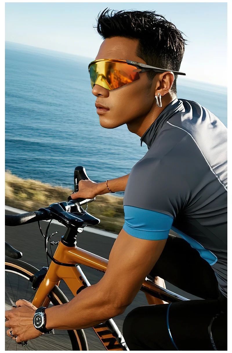 Kapvoe Photochromic Sports Sunglasses Road Bike Glasses Mountain Bike Goggles Men Women Cycling Eyewear 2025 Kapvoe Photochromic Sports Sunglasses Road Bike Glasses Mountain Bike Goggles Men Women Cycling Eyewear 2025