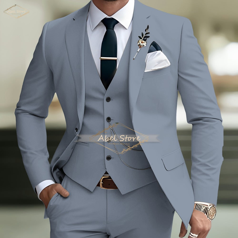 Men's Slim-Fit Wedding Suit
