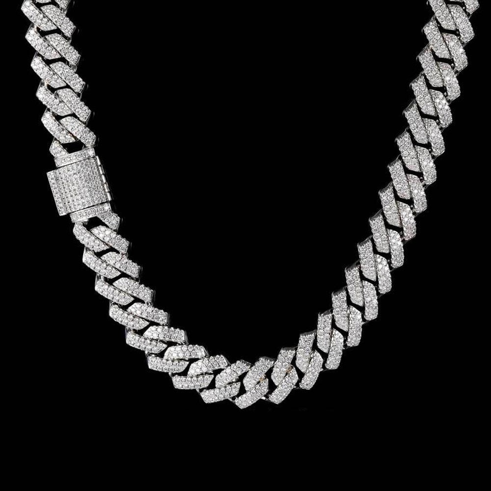 KNOBSPIN Moissanite Cuban Chain