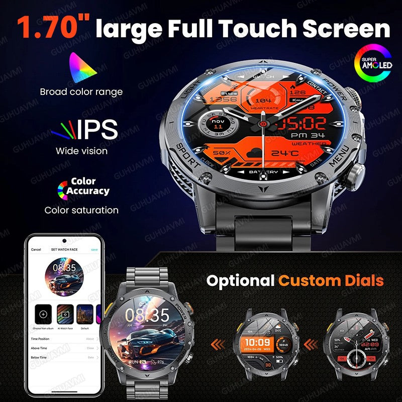 KAVSUMI GUHUAVMI AK87 Smartwatch