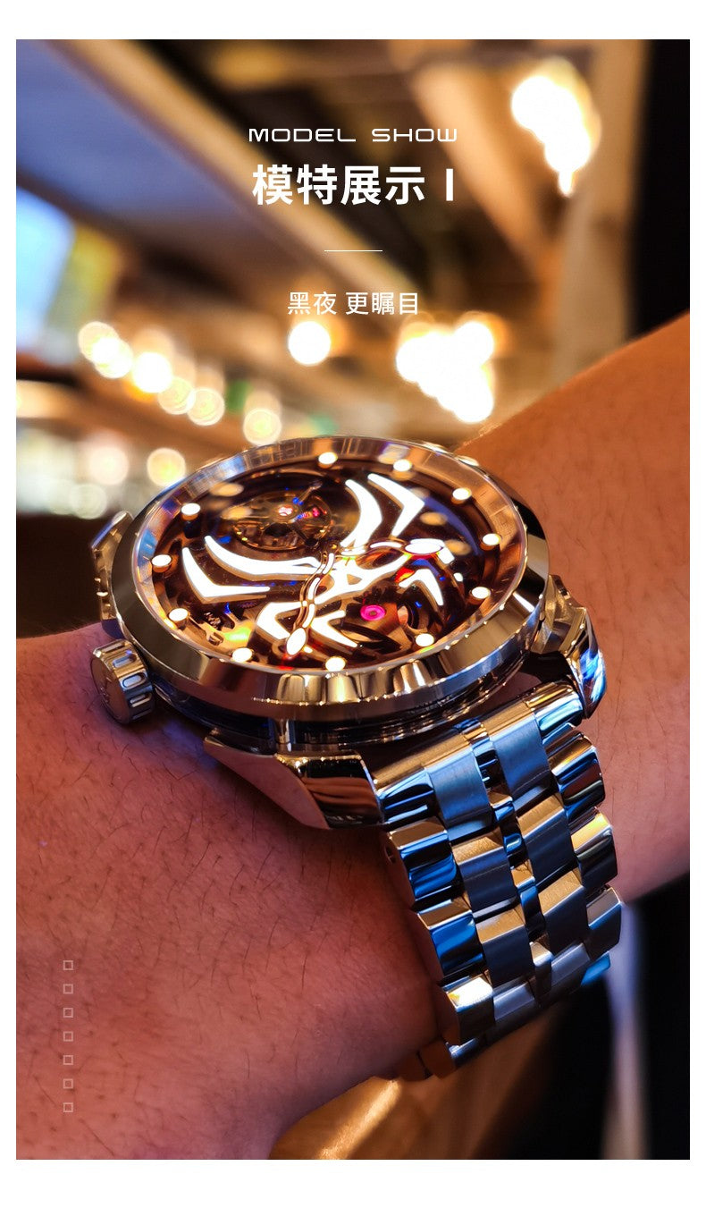 IDEAL KNIGHT 6802 "Luminous Spider" Mechanical Watch