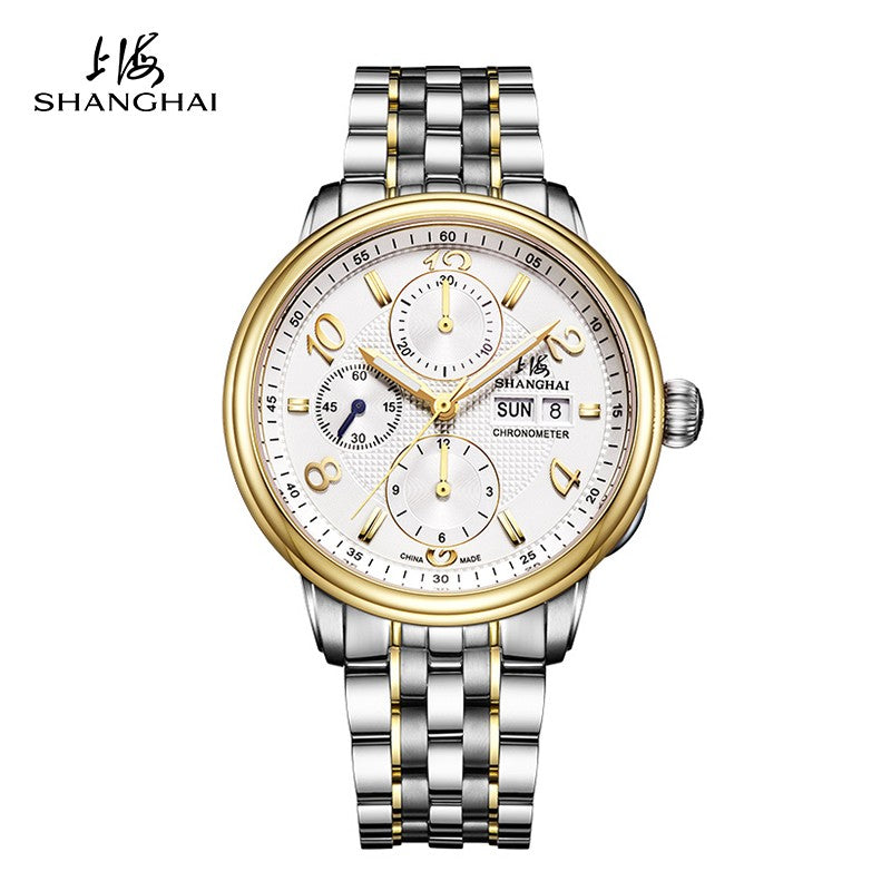 Shanghai 9001 Mechanical Chronograph Watch