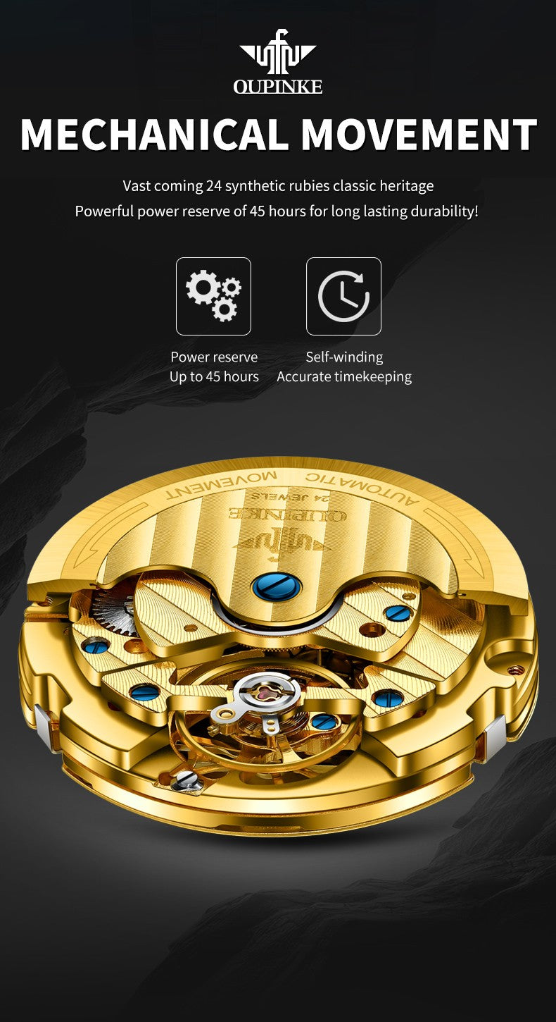 OUPINKE 3240 Skeleton Flywheel Multifunctional Automatic Mechanical Watches for Men 44mm Big Dial Tungsten Steel Luxury Watch OUPINKE 3240 Skeleton Flywheel Multifunctional Automatic Mechanical Watches for Men 44mm Big Dial Tungsten Steel Luxury Watch