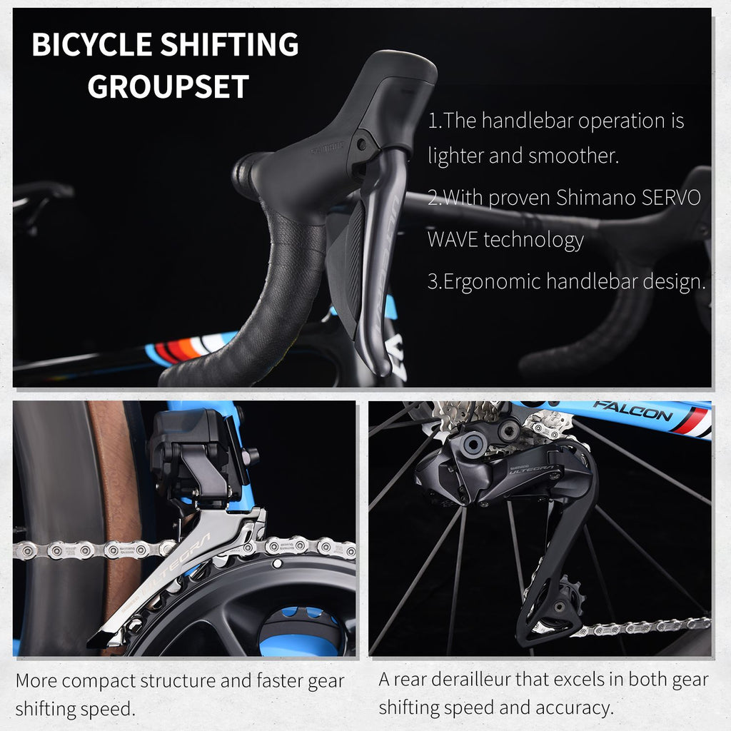 SAVA Carbon Fiber Road Bike with Shimano Ultegra Di2