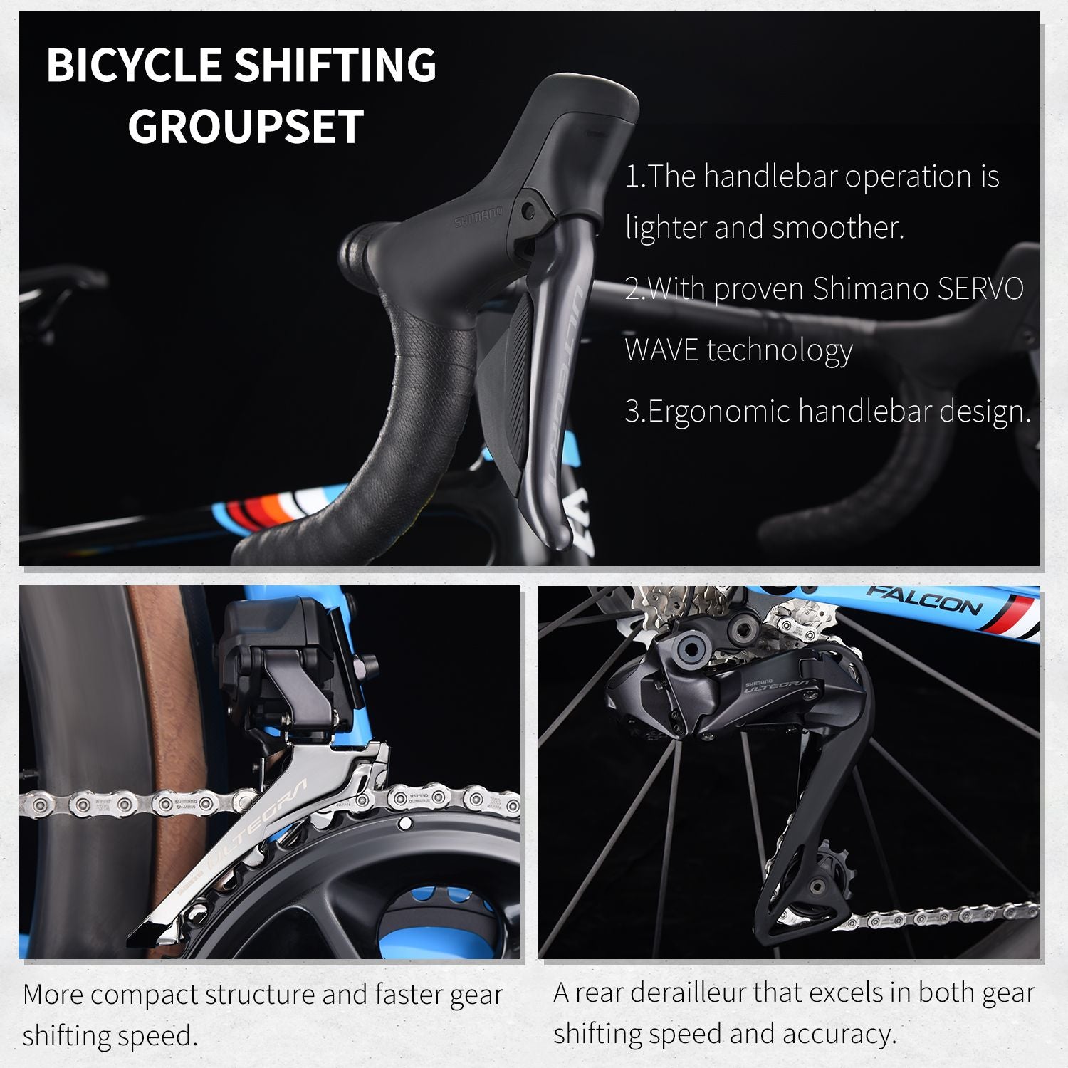 SAVA Carbon Fiber Road Bike with Shimano Ultegra Di2