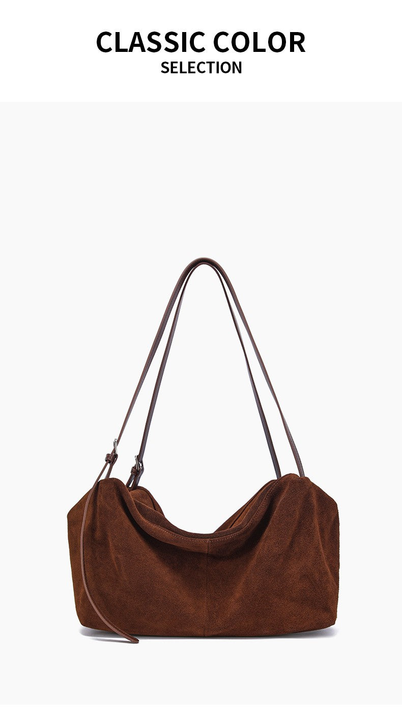MALLUO Women's Genuine Leather Tote Bag