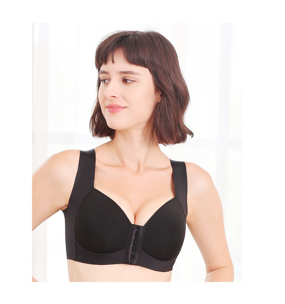 Fallsweet Front Closure Wireless Push-Up Bra