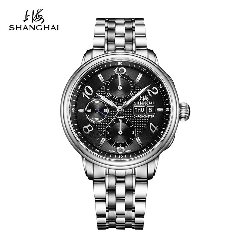 Shanghai 9001 Mechanical Chronograph Watch