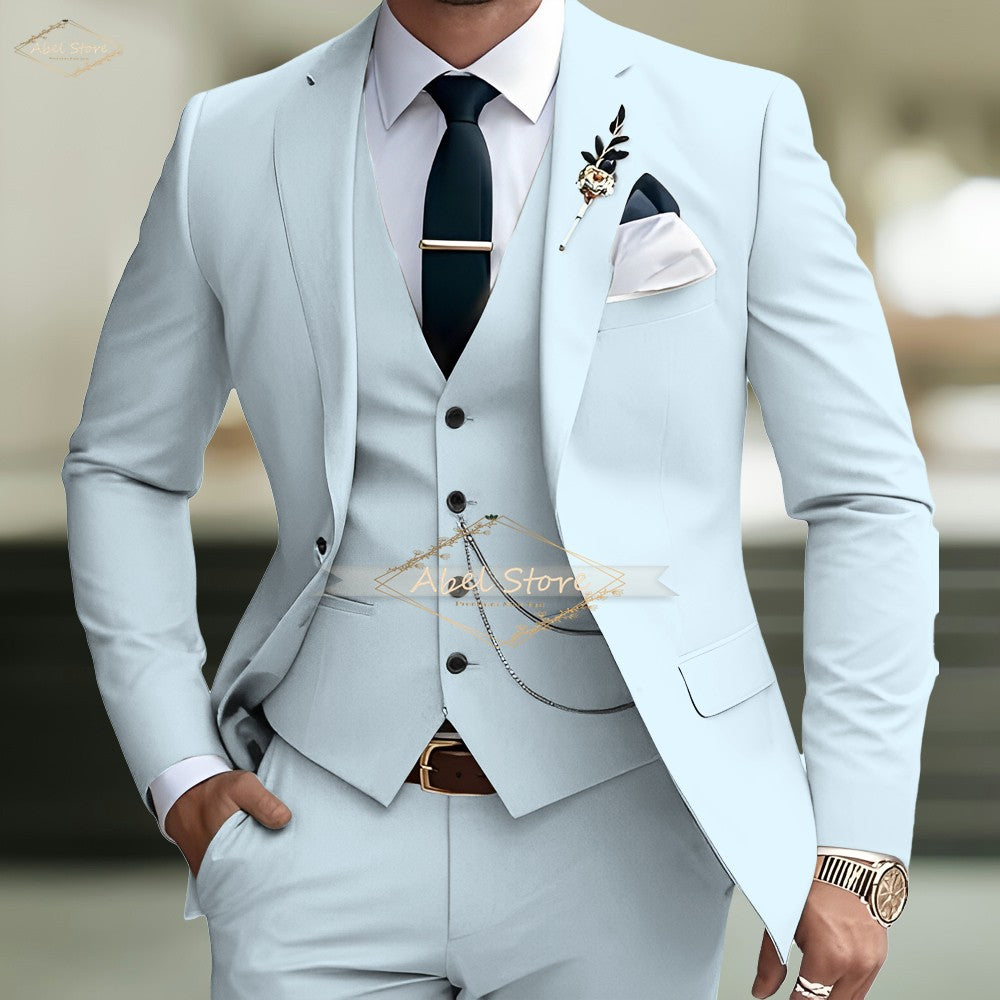 Men's Slim-Fit Wedding Suit