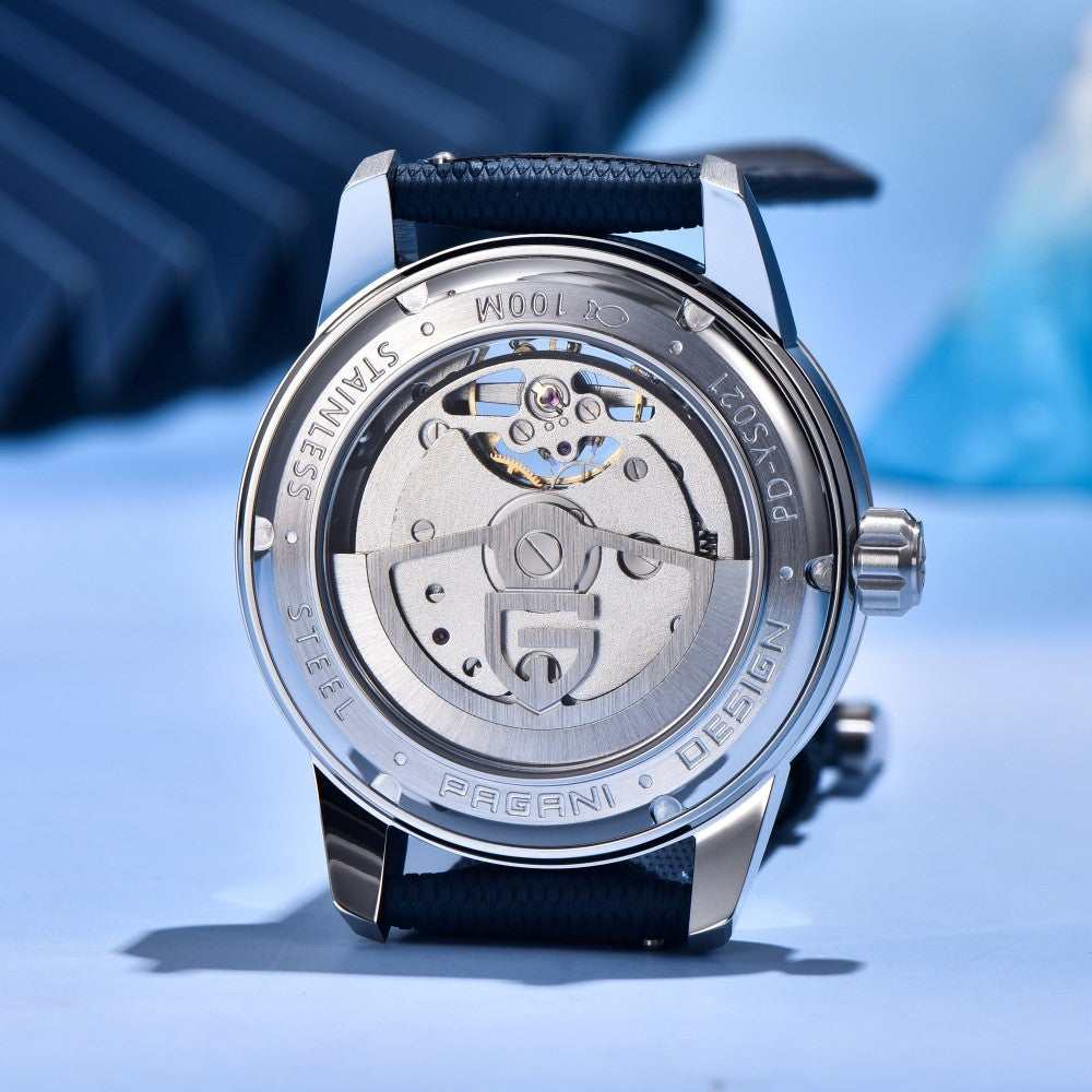 PAGANI DESIGN PD-YS021: Luxury Skeleton Mechanical Watch