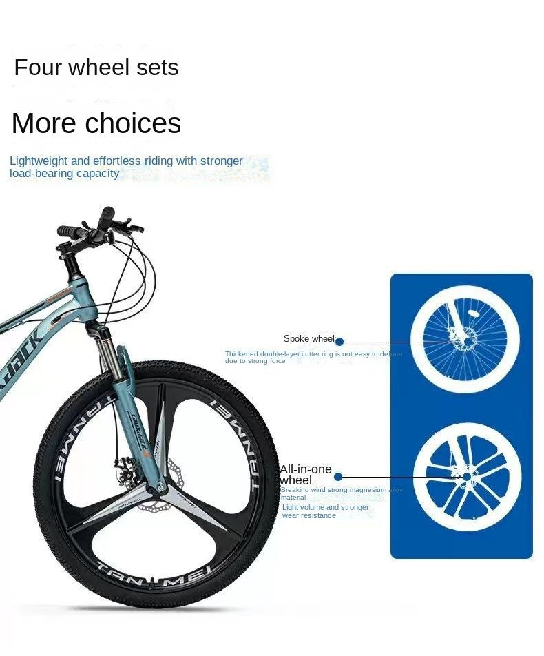 26" Carbon Steel Mountain Bike