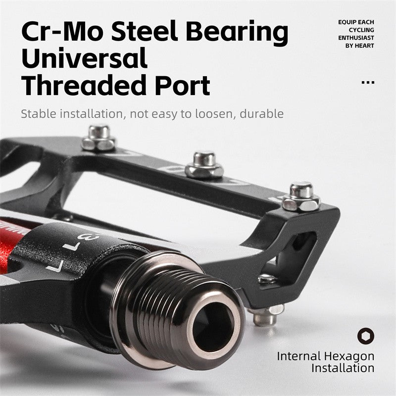 West Biking 3 Bearing Ultralight Bike Pedals