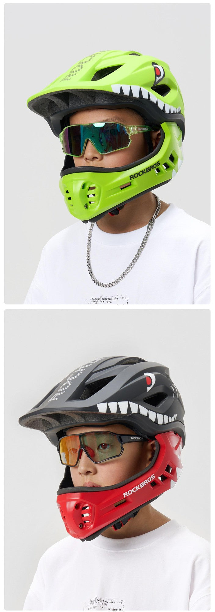 ROCKBROS TT-32 Kids' Detachable Full Helmet