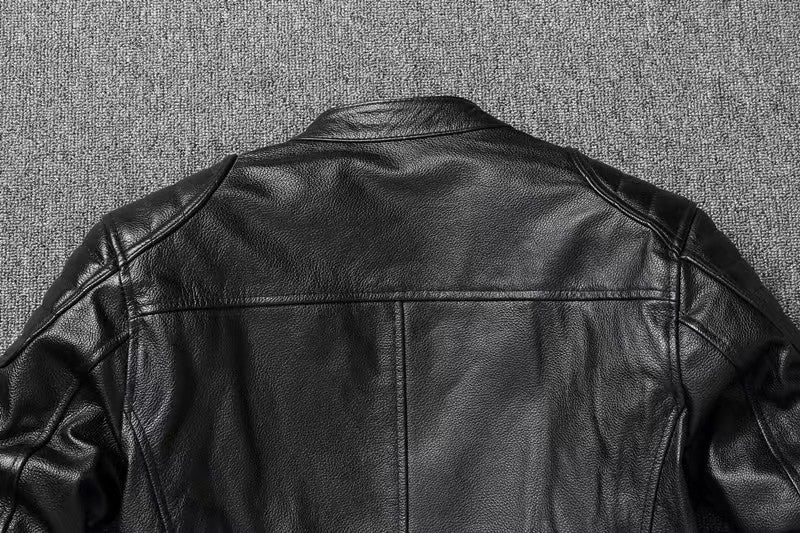 COPERSIAN Men's Cowhide Leather Jacket