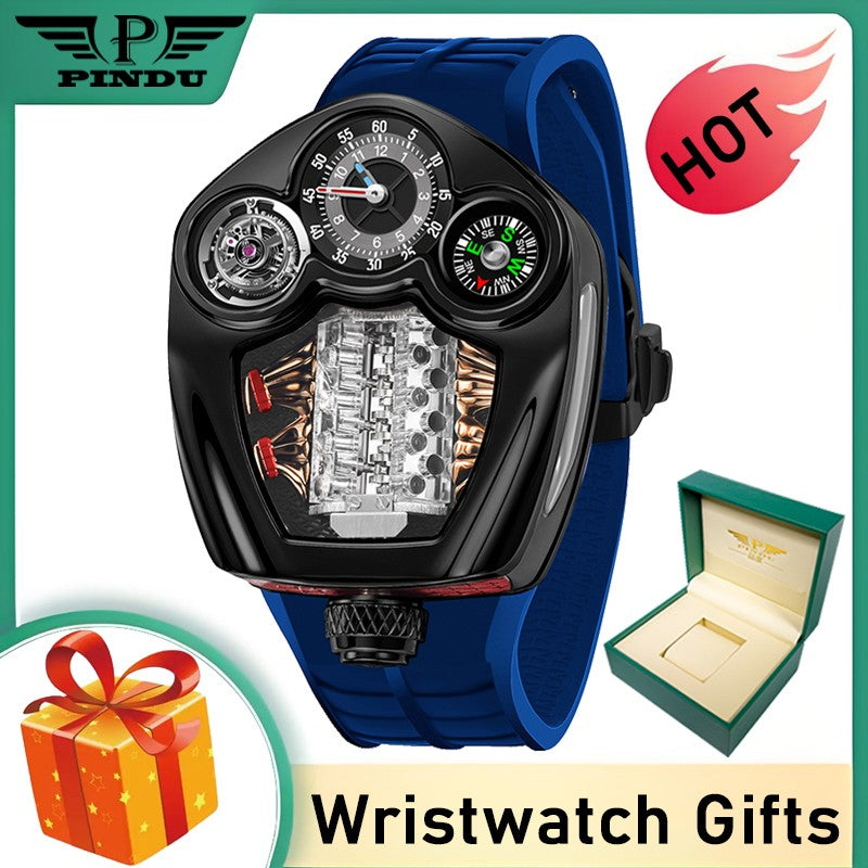 Pindu Design Compass Men's Watch
