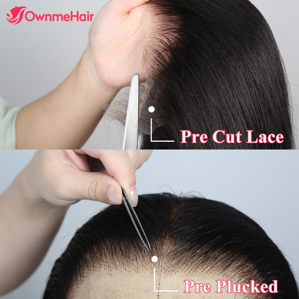 Ownmehair 13x6 HD Transparent Lace Front Wig (Straight)
