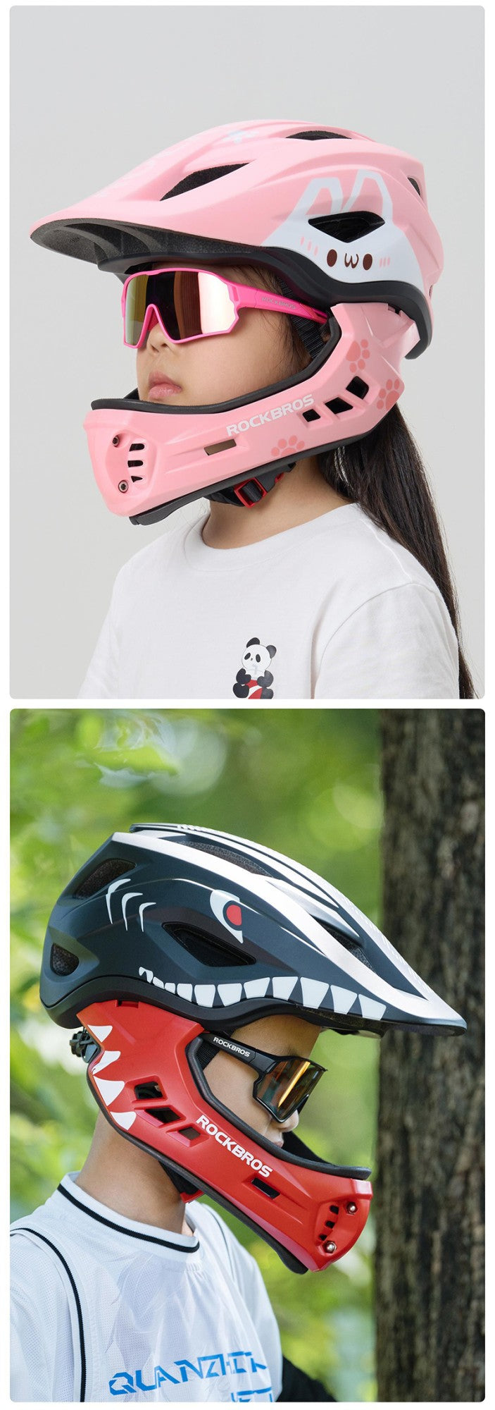 ROCKBROS TT-32 Kids' Detachable Full Helmet