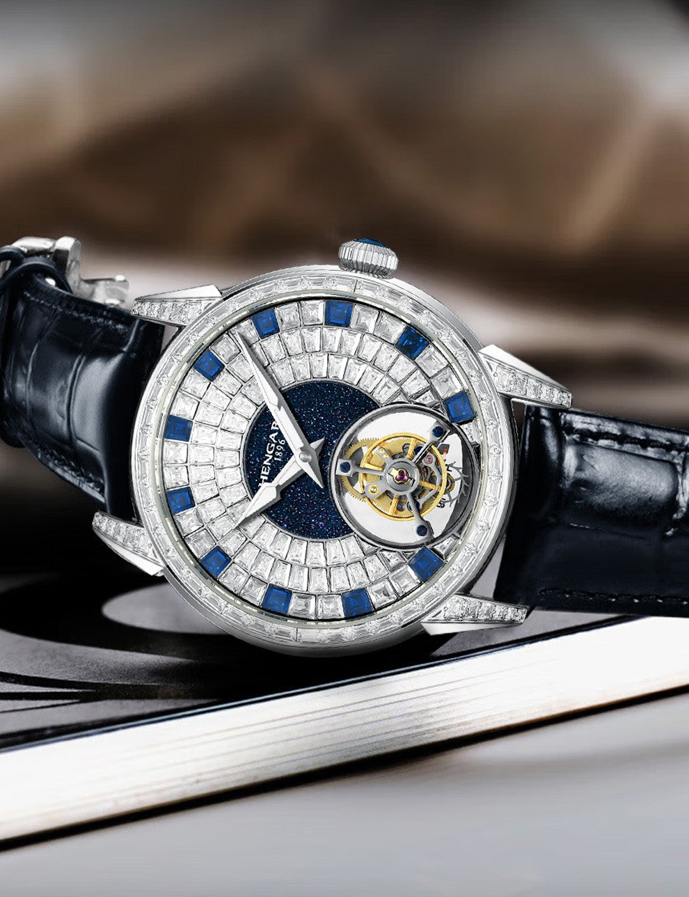 HENGARY HG1019 Luxury Tourbillon Watch
