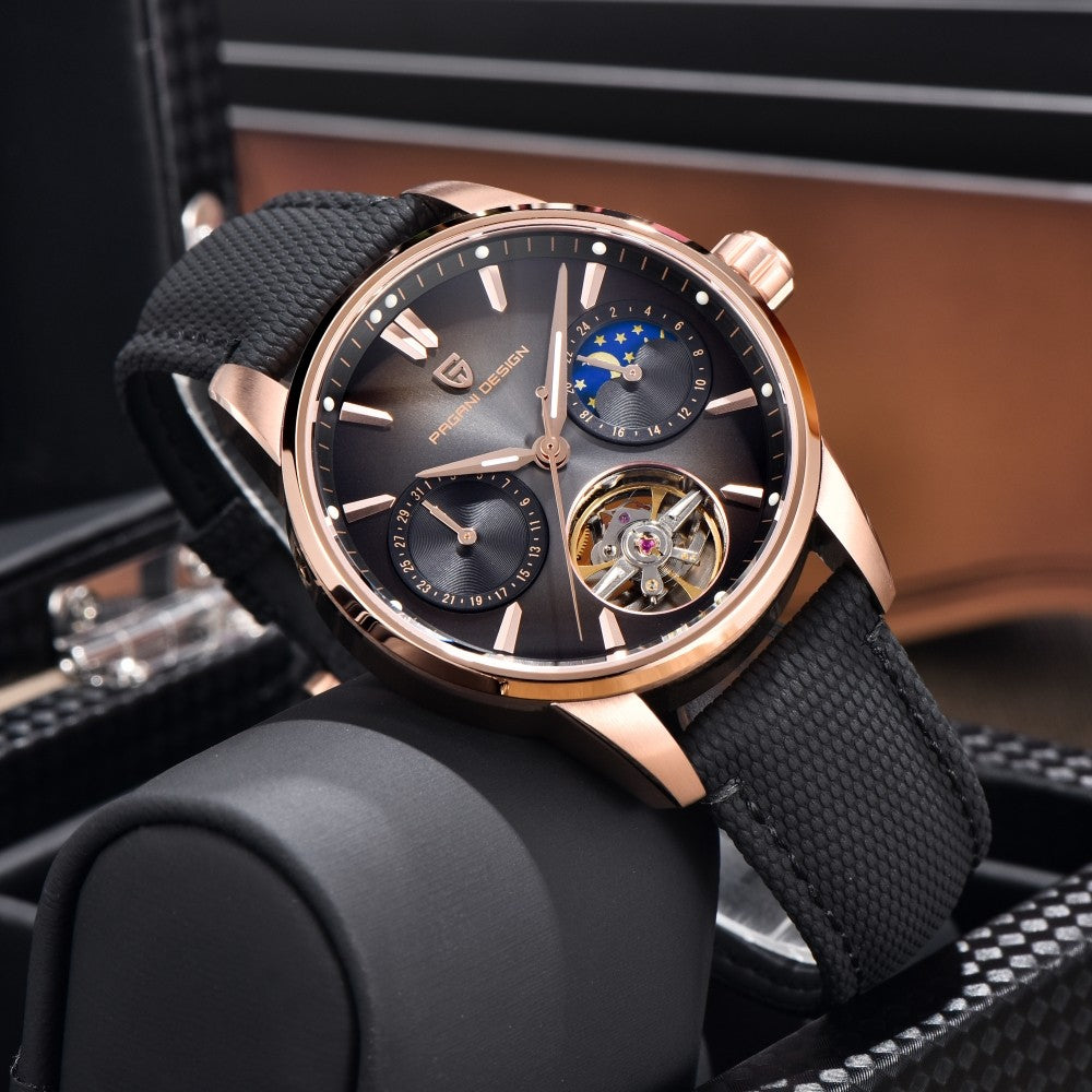 PAGANI DESIGN PD-YS021: Luxury Skeleton Mechanical Watch