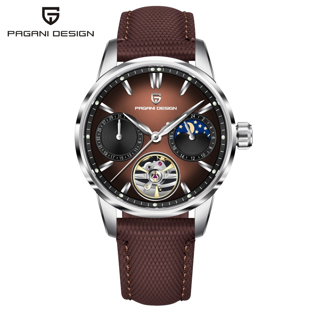 PAGANI DESIGN PD-YS021: Luxury Skeleton Mechanical Watch