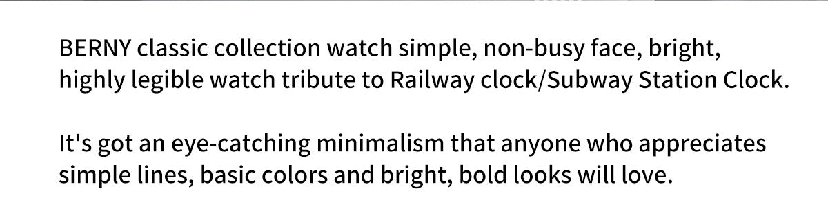BERNY AM138MS-L Automatic Mechanical Watch