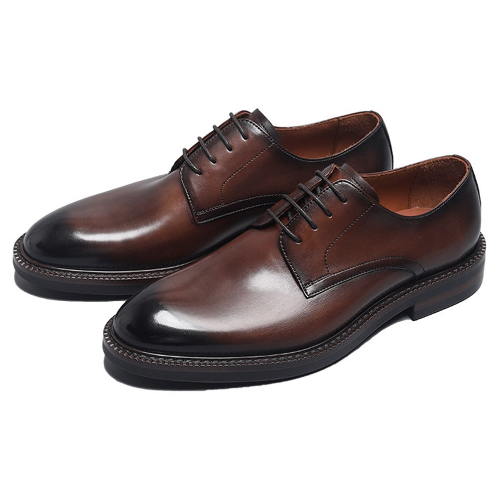 New Arrival Handmade Men's Top Layer Leather Business Wedding Shoes Breathable Genuine Leather Oxford Derby Dress Shoes New Arrival Handmade Men's Top Layer Leather Business Wedding Shoes Breathable Genuine Leather Oxford Derby Dress Shoes