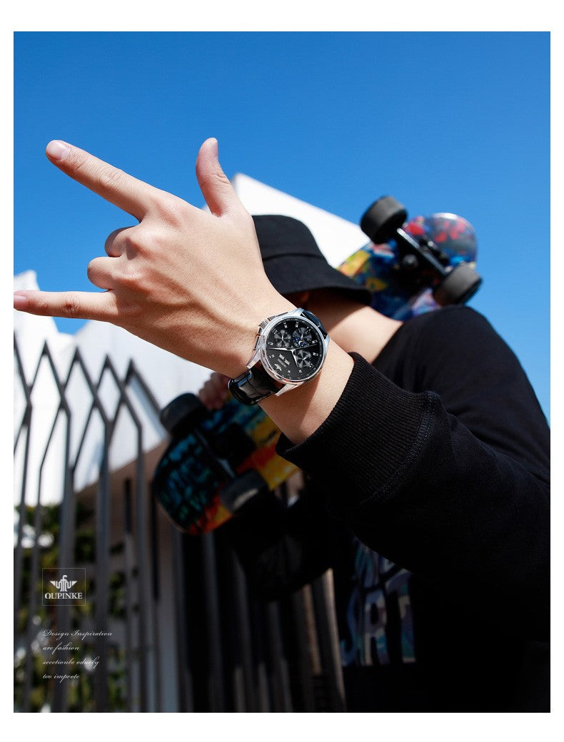 OUPINKE 3189 Luxury Automatic Mechanical Watch