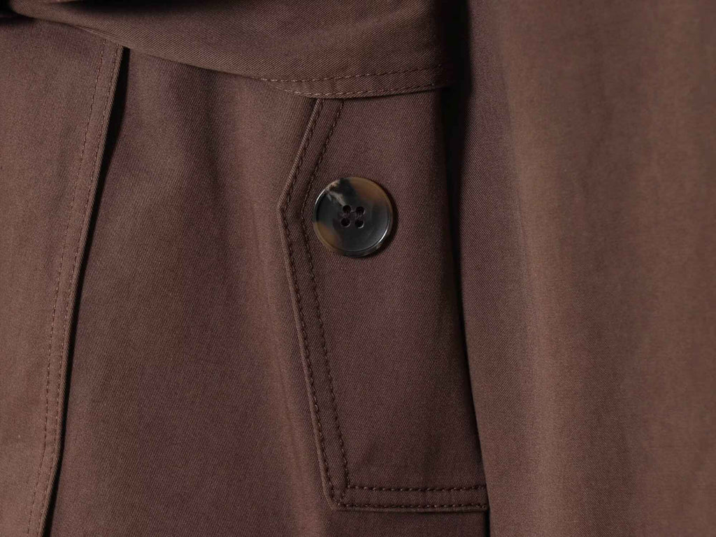 HBHSF Casual Double-Breasted Trench Coat