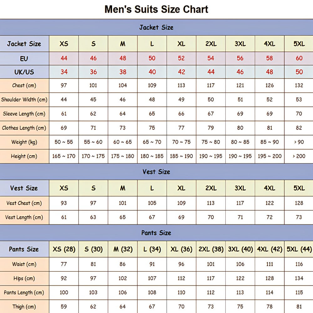 Men's Classic Straight-Fit Banquet Suit