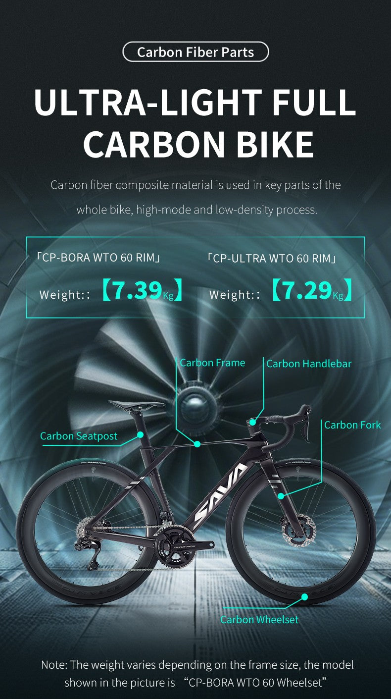 SAVA Carbon Fiber Road Bike