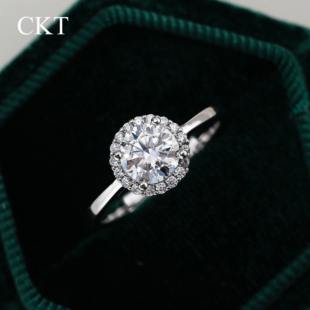 CKT Women's Romantic Moissanite Ring