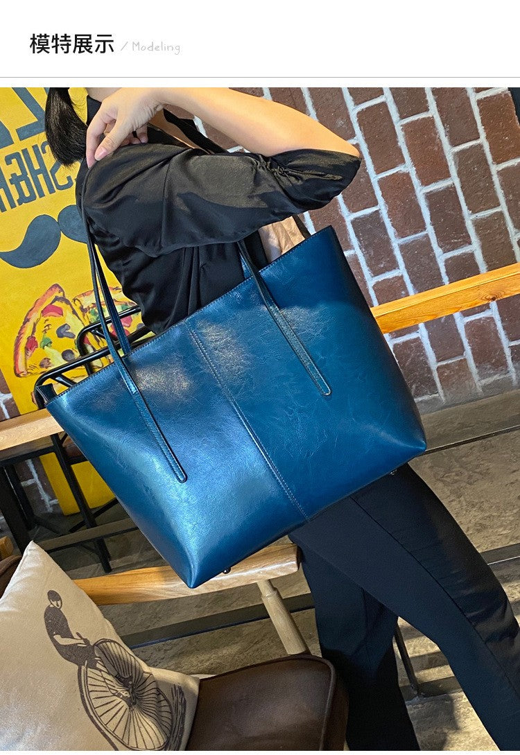 HTLT Genuine Leather Tote Bag