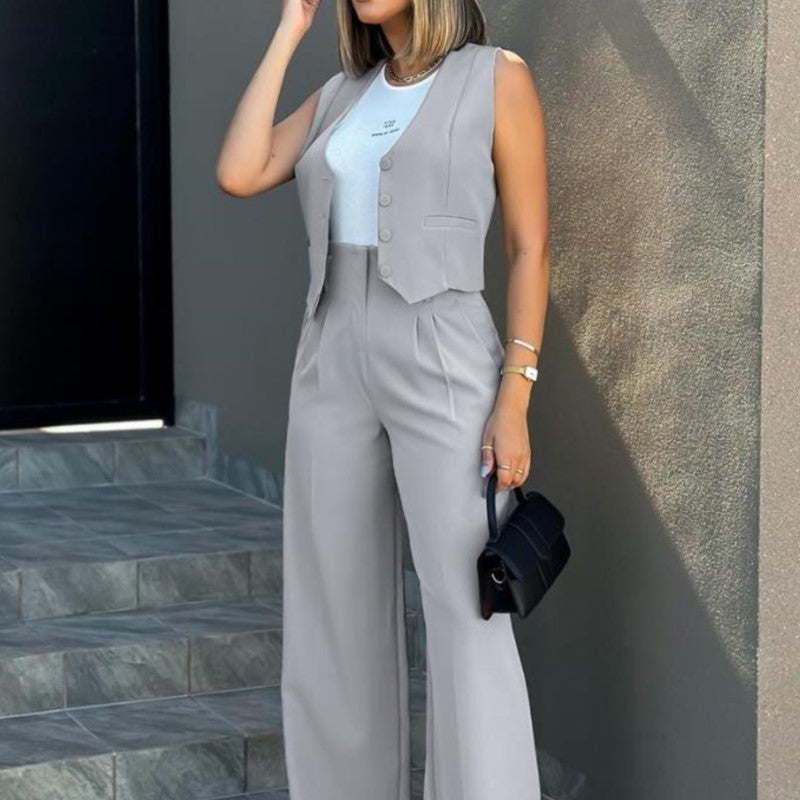 MsChuh Office Lady Jumpsuit
