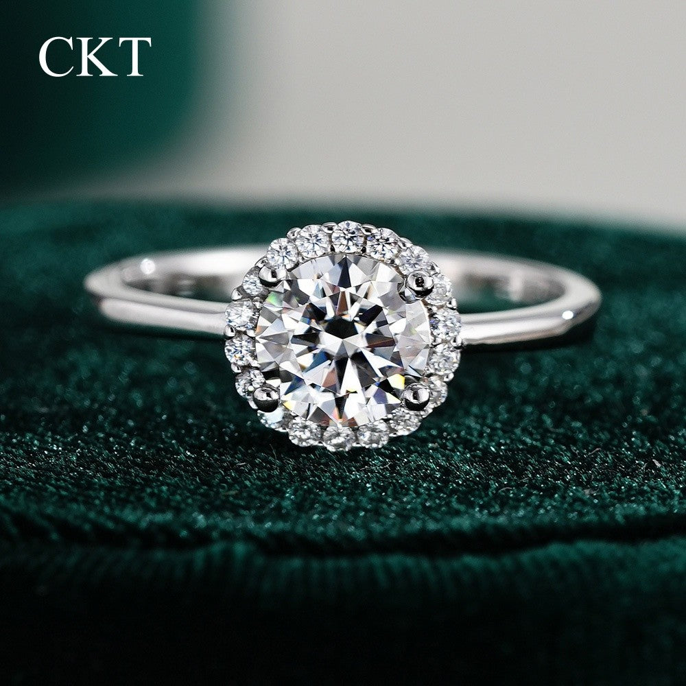 CKT Women's Romantic Moissanite Ring