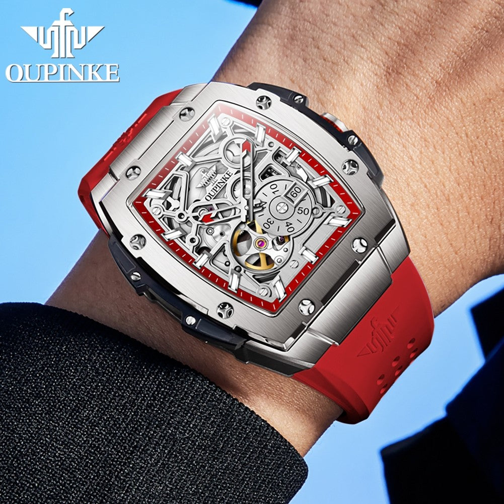 Oupinke 3213 marca original relógio de pulso automático masculino high-end lux