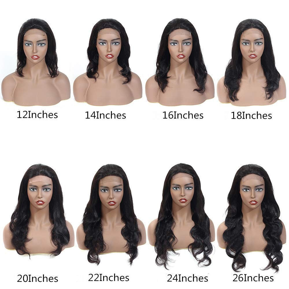 Anlimeer Long Natural Wave Brazilian Human Hair Wig