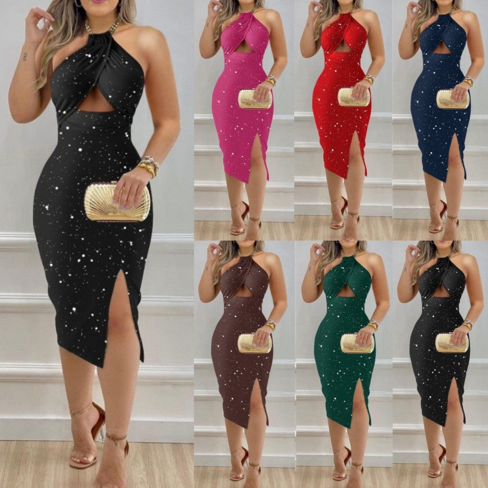 Nowsaa Sexy & Club Halter Dress