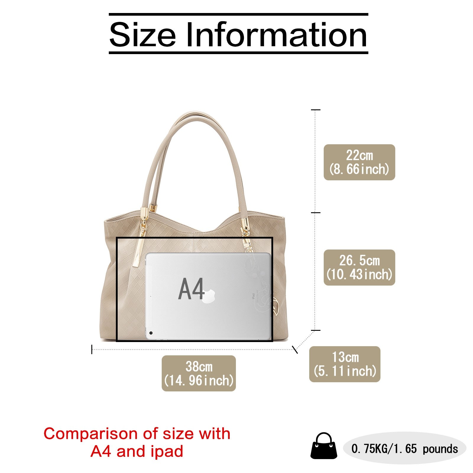 FOXER Women's Genuine Leather Tote Bag